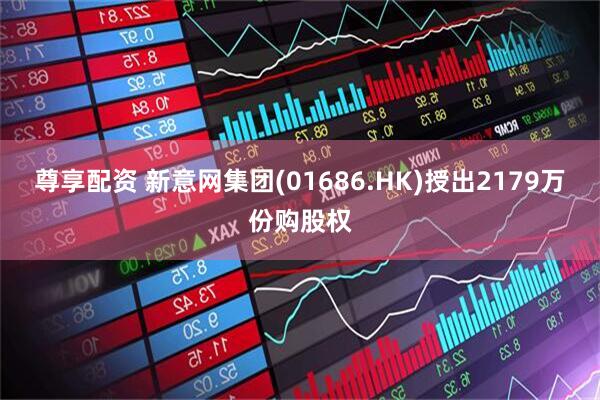 尊享配资 新意网集团(01686.HK)授出2179万份购股权